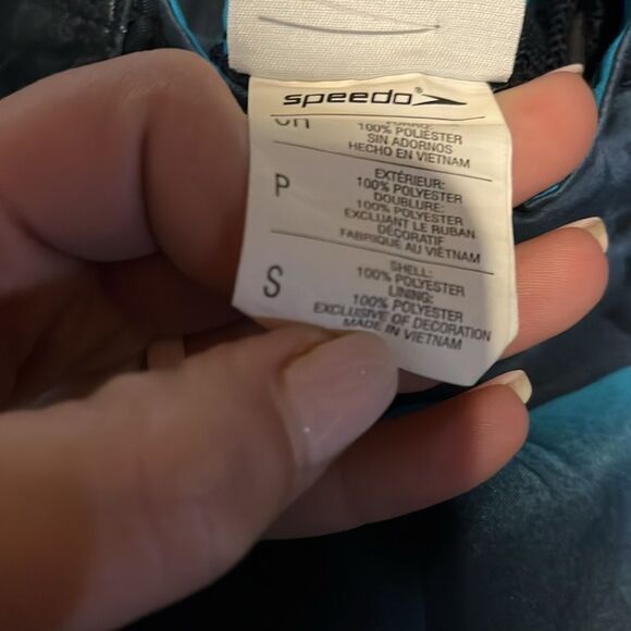 Speedo Board Shorts Plaid Hawaiian Swim Trunks Mesh Liner Multicolor Size Small - Picture 8 of 8